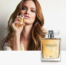 Yanbal Temptation packaging with rose, gardenia, and clove notes
