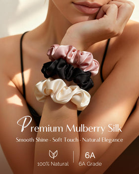 Yanibest 22 momme mulberry silk close-up highlighting smooth texture