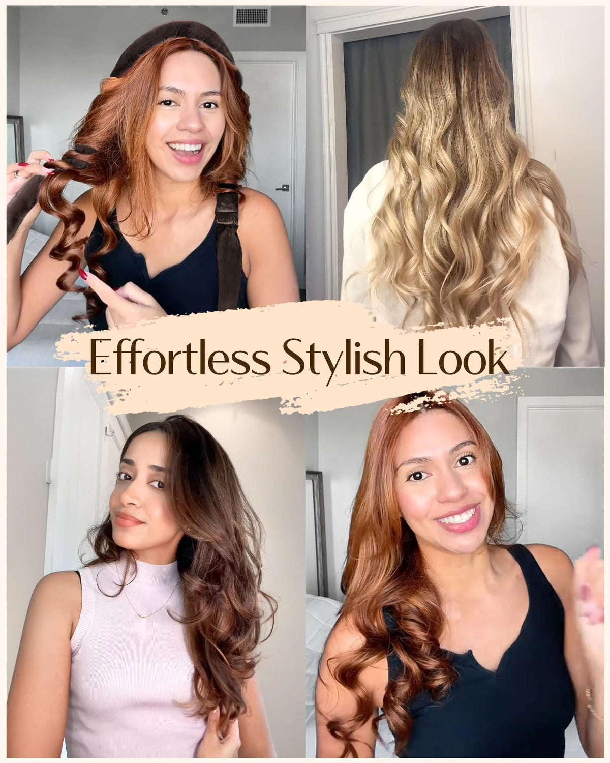 YANIBEST works for all hair types enabling versatile curls