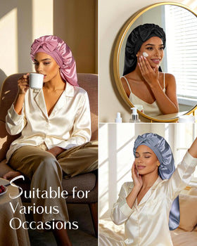 YANIBEST satin bonnet with gift-ready packaging ideal for gifting