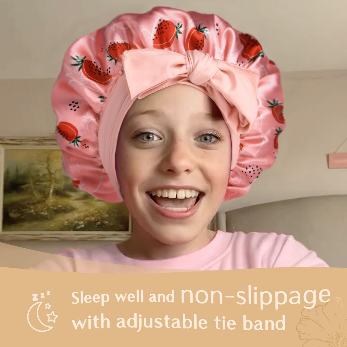 YANIBEST versatile bonnet protects hair during face washing or meals