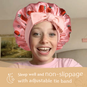 YANIBEST versatile bonnet protects hair during face washing or meals