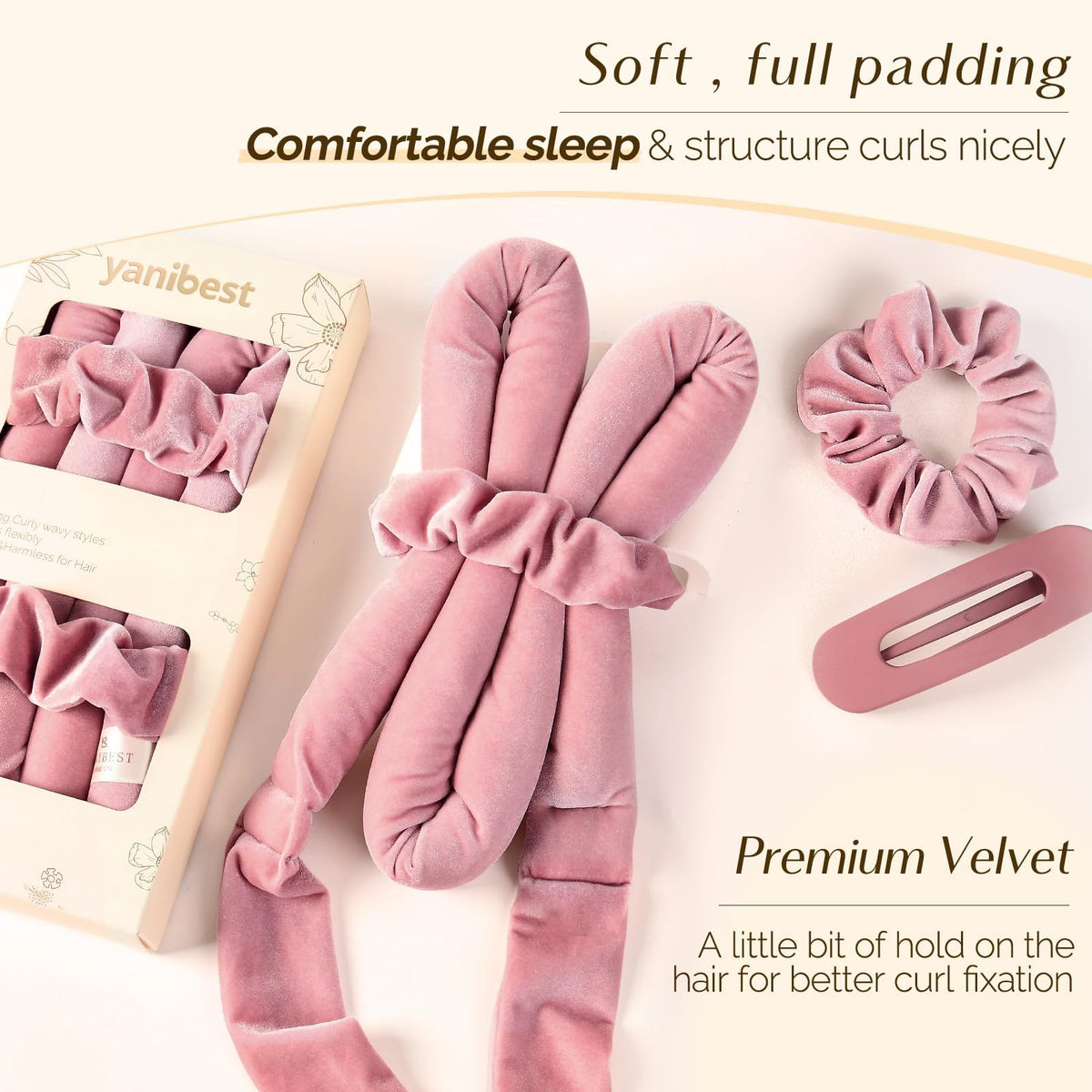 Yanibest non-slip clip keeping your hairstyle secure throughout the day