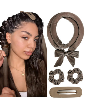 Yanibest overnight satin curler set for gentle heatless curls.