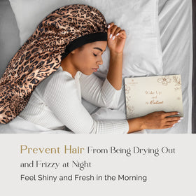 YANIBEST care-friendly satin bonnet is easy to wash and air dry.