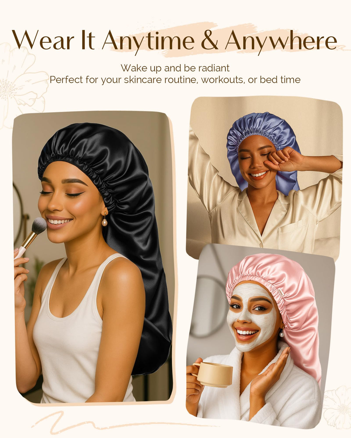 Easy care: hand or machine wash in cool water and air dry.