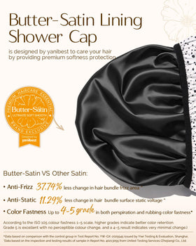 Yanibest satin interior reduces friction for smoother hair during use.