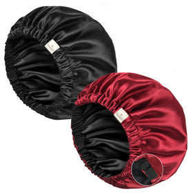 YANIBEST silk bonnet adjustable double layer for secure sleep and frizz control