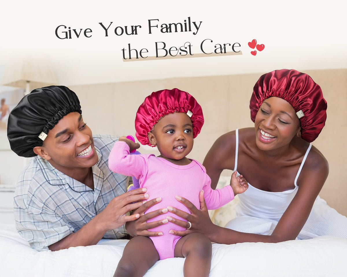 YANIBEST Silk Bonnet helps you keep hair tidy between washes and styles.