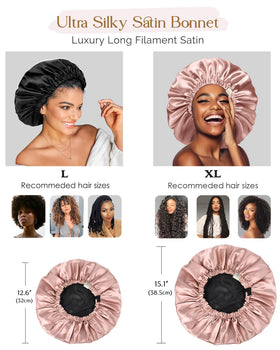 YANIBEST sleep bonnet ideal for curly hair care and gentle styling