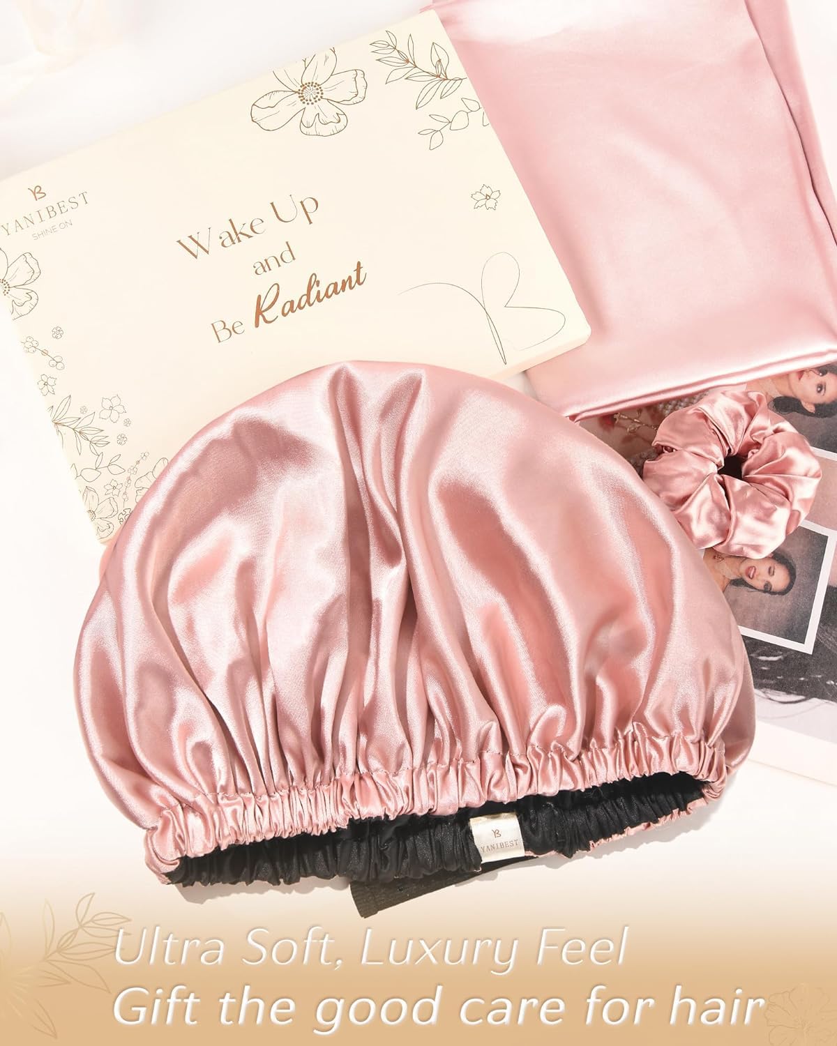 YANIBEST soft butter-satin texture close-up highlights gentle feel.
