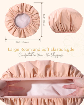 YANIBEST soft non-slip elastic band ensures secure fit for most heads.