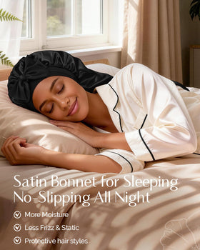 YANIBEST bonnet with ultra-stretch band for comfortable mark-free wear