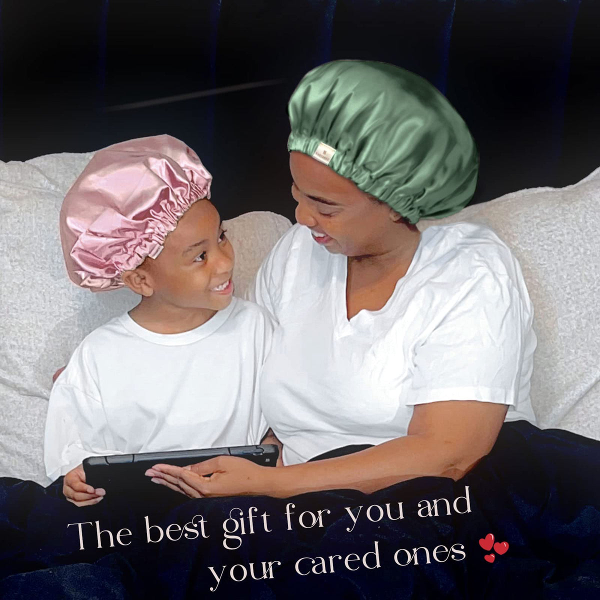 YANIBEST bonnet's color range adds style to your bedtime routine.