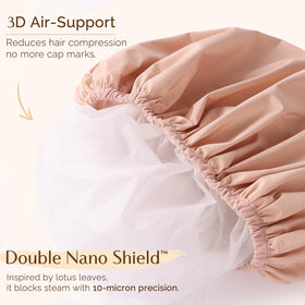 YANIBEST waterproof PEVA outer layer blocks water for all hair types.