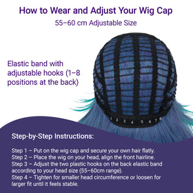 YANMENG high-temperature fiber wig with silky texture, easy to comb.