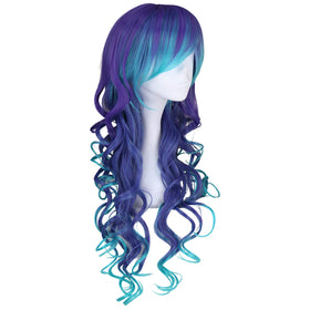 YANMENG 75cm length curls create bold mermaid-inspired look.