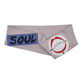 Yannasa Soul Headband close-up showing silky milk silk texture for gentle skin.