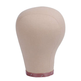 YANTAISIYU 22-inch nude canvas wig head with cork interior for secure pinning