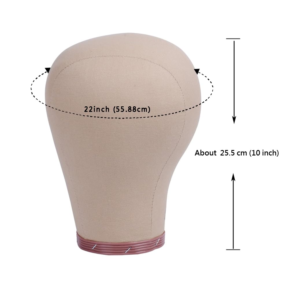 YANTAISIYU cork-inside wig head supports precise pinning for wigs