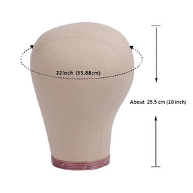 YANTAISIYU cork-inside wig head supports precise pinning for wigs