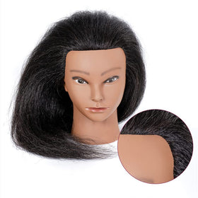 YANZIJF braiding practice head ideal for learning twists, plaits, and updos.