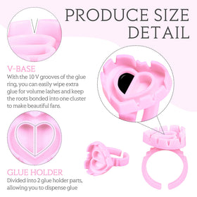 Yaomiao PP material detail emphasizes safe single-use glue ring for customers