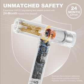 YAPOY detachable magnetic filter with 360-degree nozzle for easy maintenance