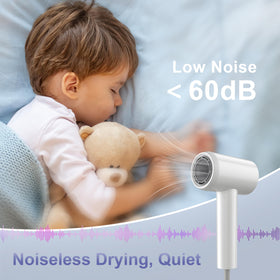 YAPOY hair dryer detachable filter for simple cleaning.