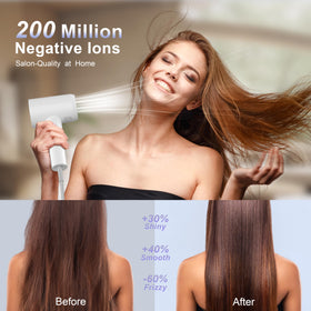 YAPOY hair dryer with adjustable heat settings for personalized styling.