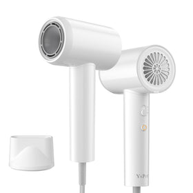 YAPOY hair dryer ionic-boost delivers smoother, hydrated hair.