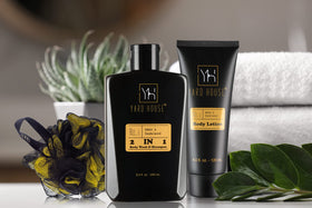 Yard House facial scrub to smooth skin and refine pores.