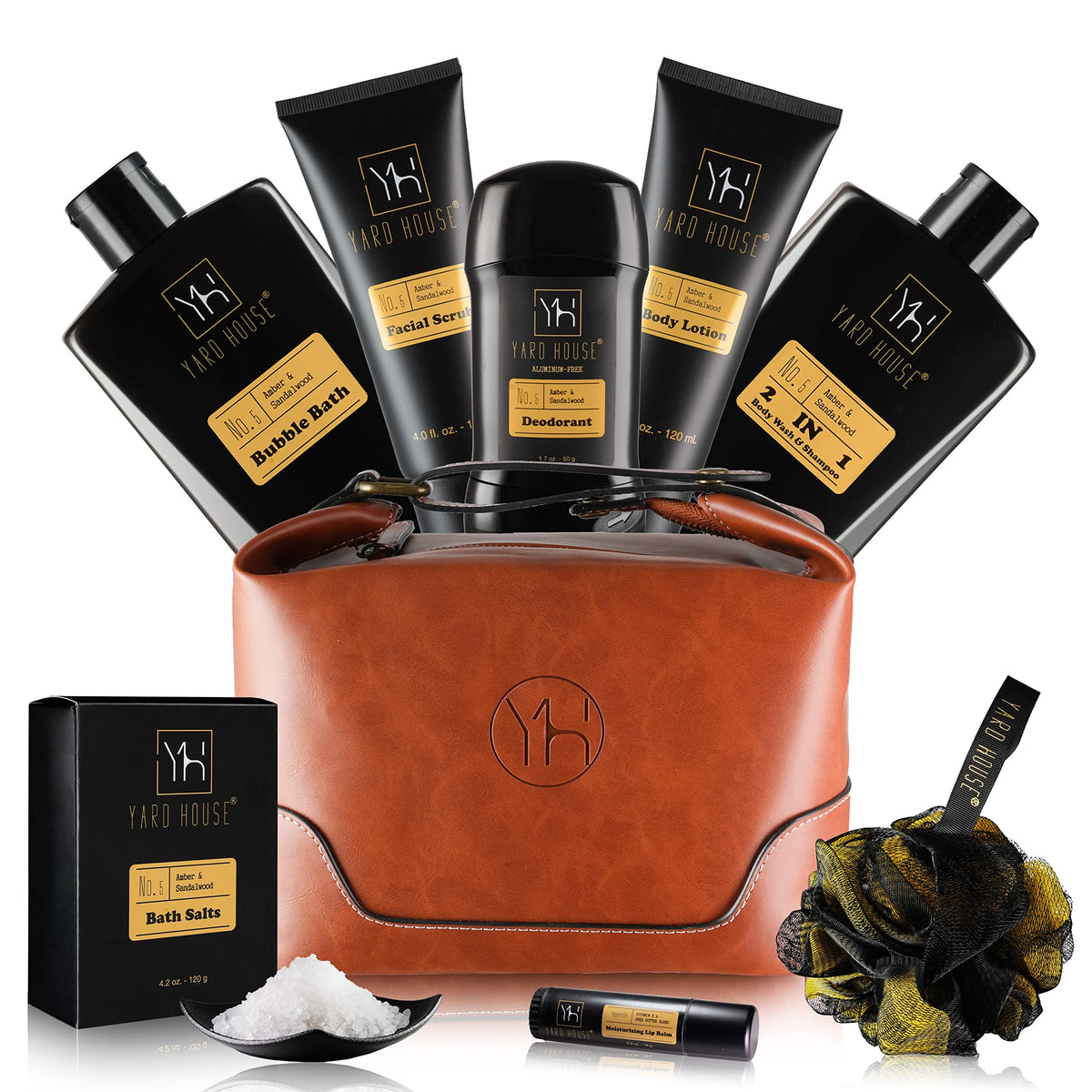 Yard House Sandalwood Amber body lotion for daily hydration and subtle scent.