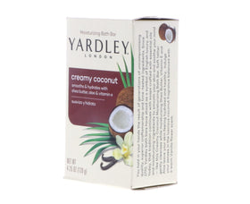 Yardley Creamy Coconut beauty bar ideal for a spa-like shower routine.
