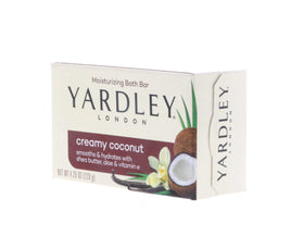 Yardley bath bar is paraben and SLS free for gentle daily cleansing.