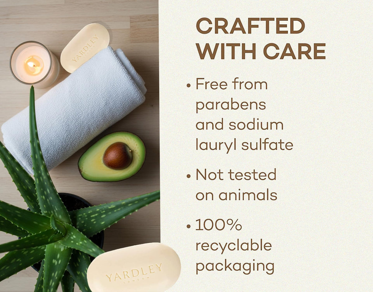 Creamy avocado core and aloe infusion visible inside the bar