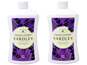 Yardley London English Lavender bottle front showing soothing scent and elegant design