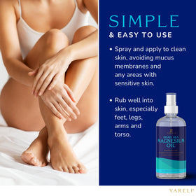 YARELI on-the-go use in gym bag for convenient relief after workouts.