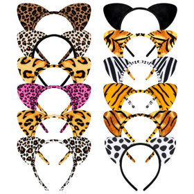 YARIEW cat ears headbands set, soft and comfortable cosplay accessory for parties