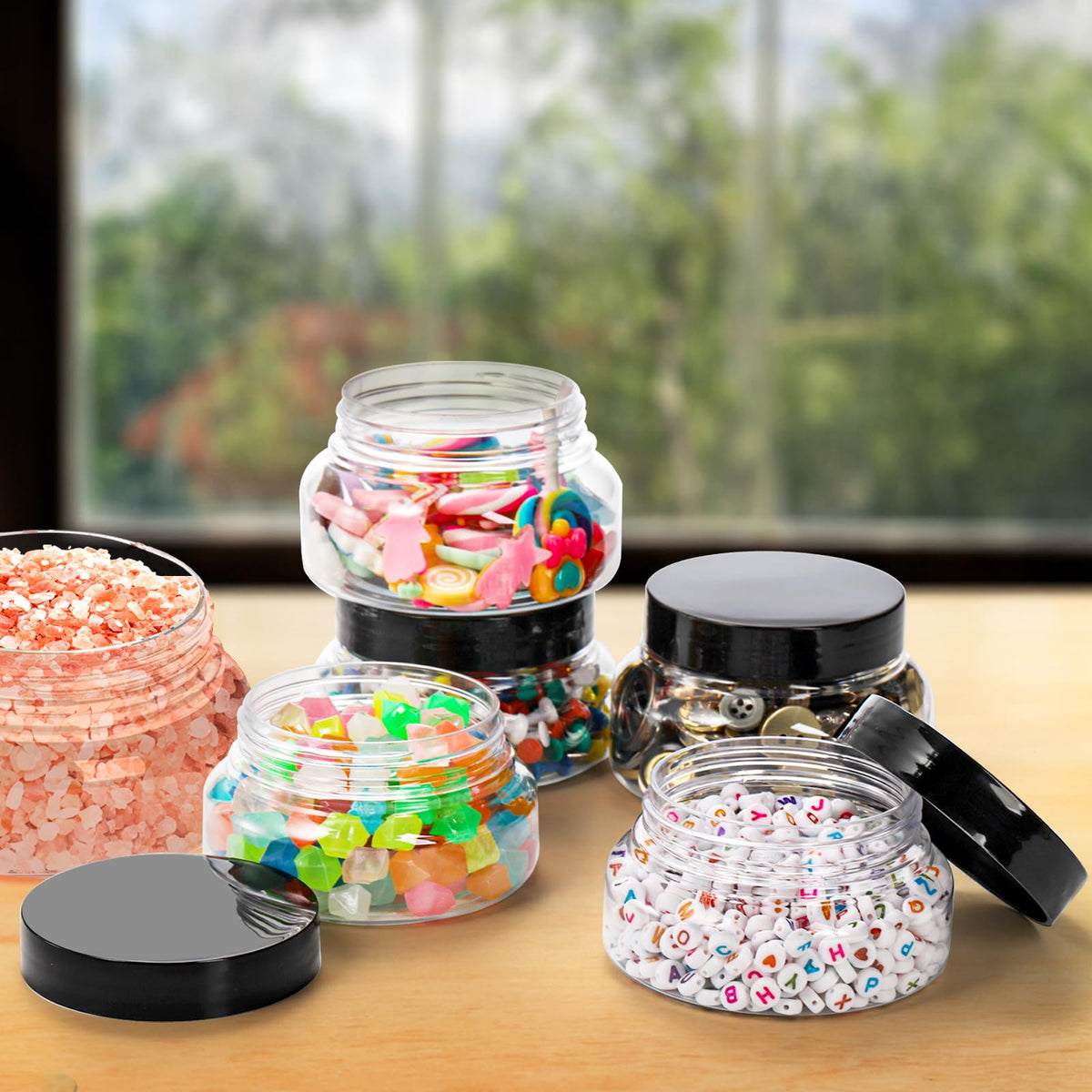 Yarlung portable body care jar fits into totes and gym bags.