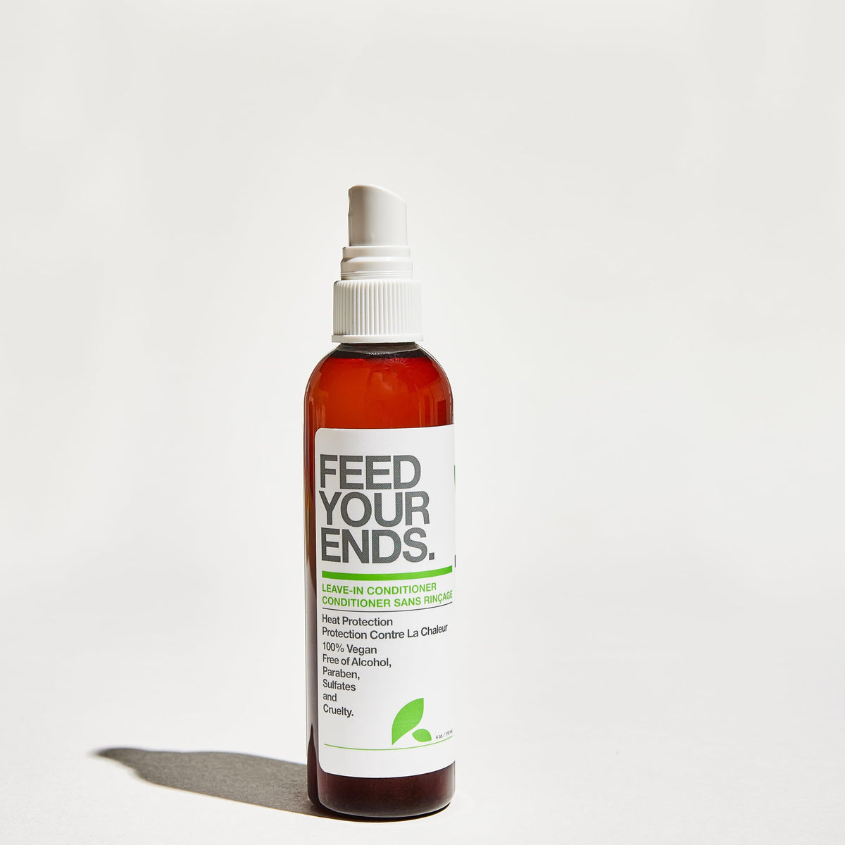 Yarok Feed Your Ends spray mist demonstrates lightweight detangling on damp hair.