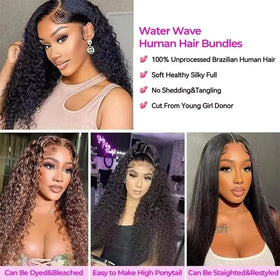 Yavida water wave bundles no-tangle soft-weave for comfortable styling
