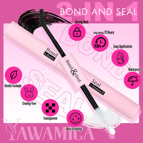 Yawamica D curl wispy cluster lashes for fluffy volume