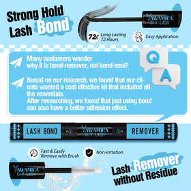 Yawamica precision lash tweezers make placement easy and precise.