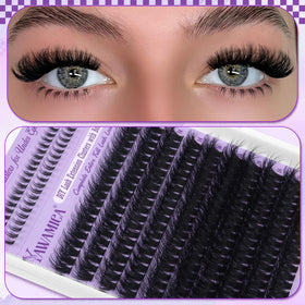 Yawmaica top lashes close-up in 12–20mm length for bold drama.