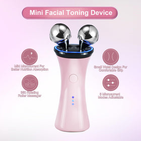 Yawpig pink roller head close-up showing 360° massage action.
