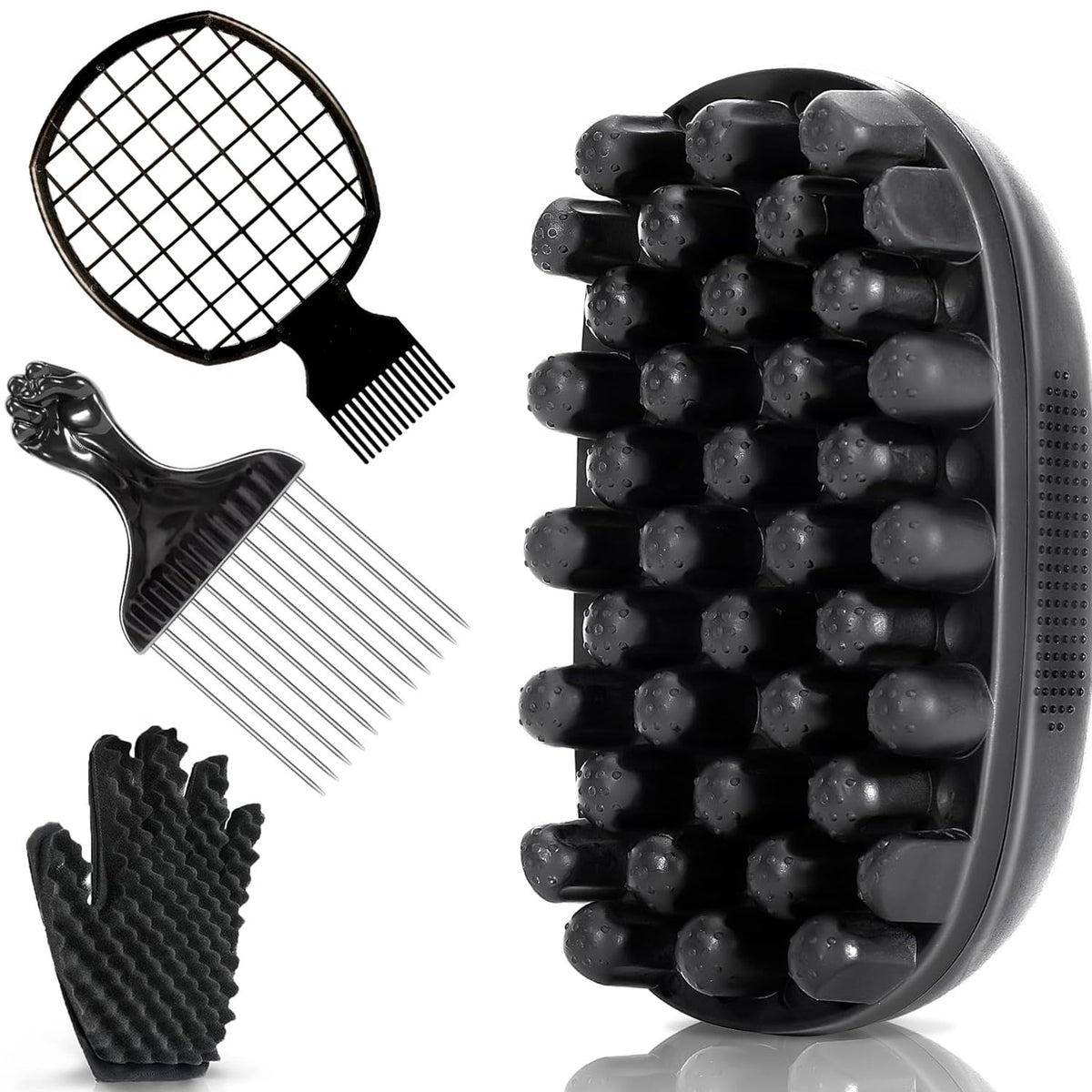 YAYAMO curl sponge 4-pack collection for defined home curls and twists
