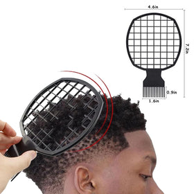 YAYAMO metal straight comb rust-resistant for neat sections