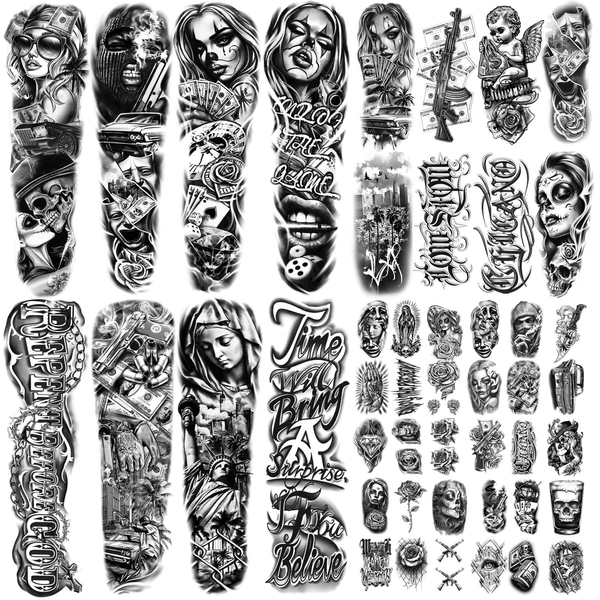 Yazhiji 46 waterproof Guadalupe design for authentic Day of the Dead expression.