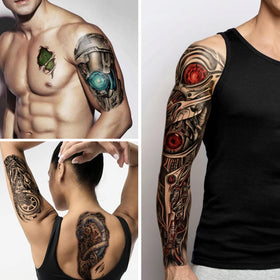 Yazhiji easy-apply removal tattoos simplify preparation for quick costume changes.